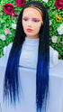 AFRICAN BRAIDED CONROW WIGS ON 13*4 FRONTAL LACE CLOSURE - d.glitterzwigs