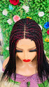 AFRICAN BRAIDED  WIGS  ON 2*4 LACE CLOSURE - d.glitterzwigs