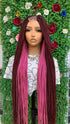 AFRICAN BRAIDED  WIGS  ON 2*4 LACE CLOSURE d.glitterzwigs