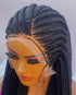 ALL BACK BRAIDED WIGS ON 13*6 LACE CLOSURE - d.glitterzwigs