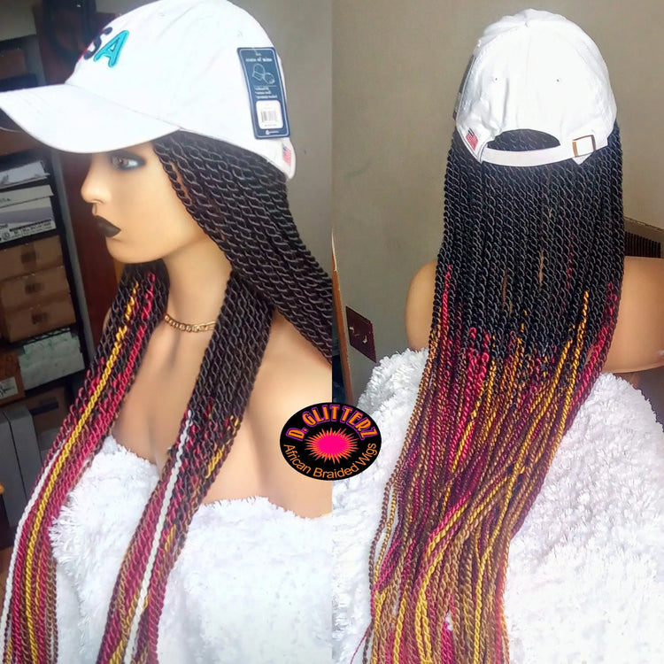 BASEBALL BRAIDED CAPS - d.glitterzwigs