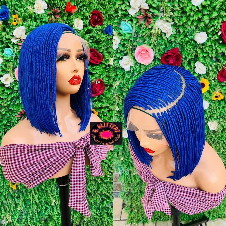 BRAIDED BOB WIGS ON 8*8 LACE CLOSURE - d.glitterzwigs