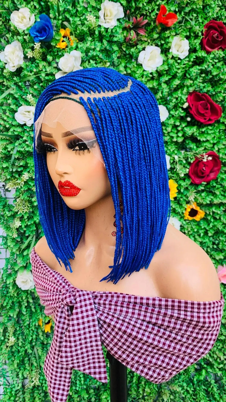 BRAIDED BOB WIGS ON 8*8 LACE CLOSURE - d.glitterzwigs