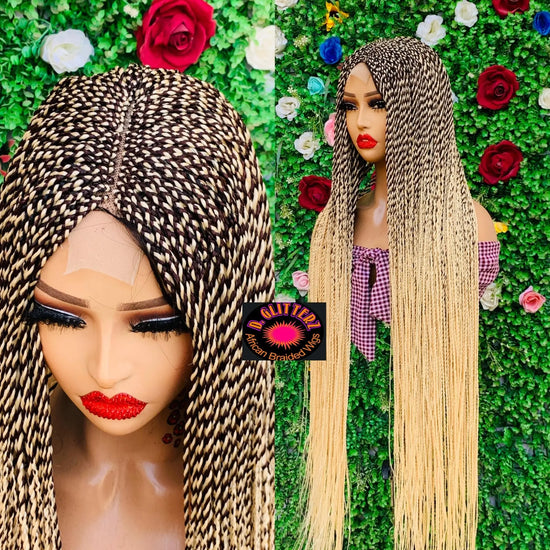 BRAIDED WIGS ON 2*4 CLOSURE - d.glitterzwigs