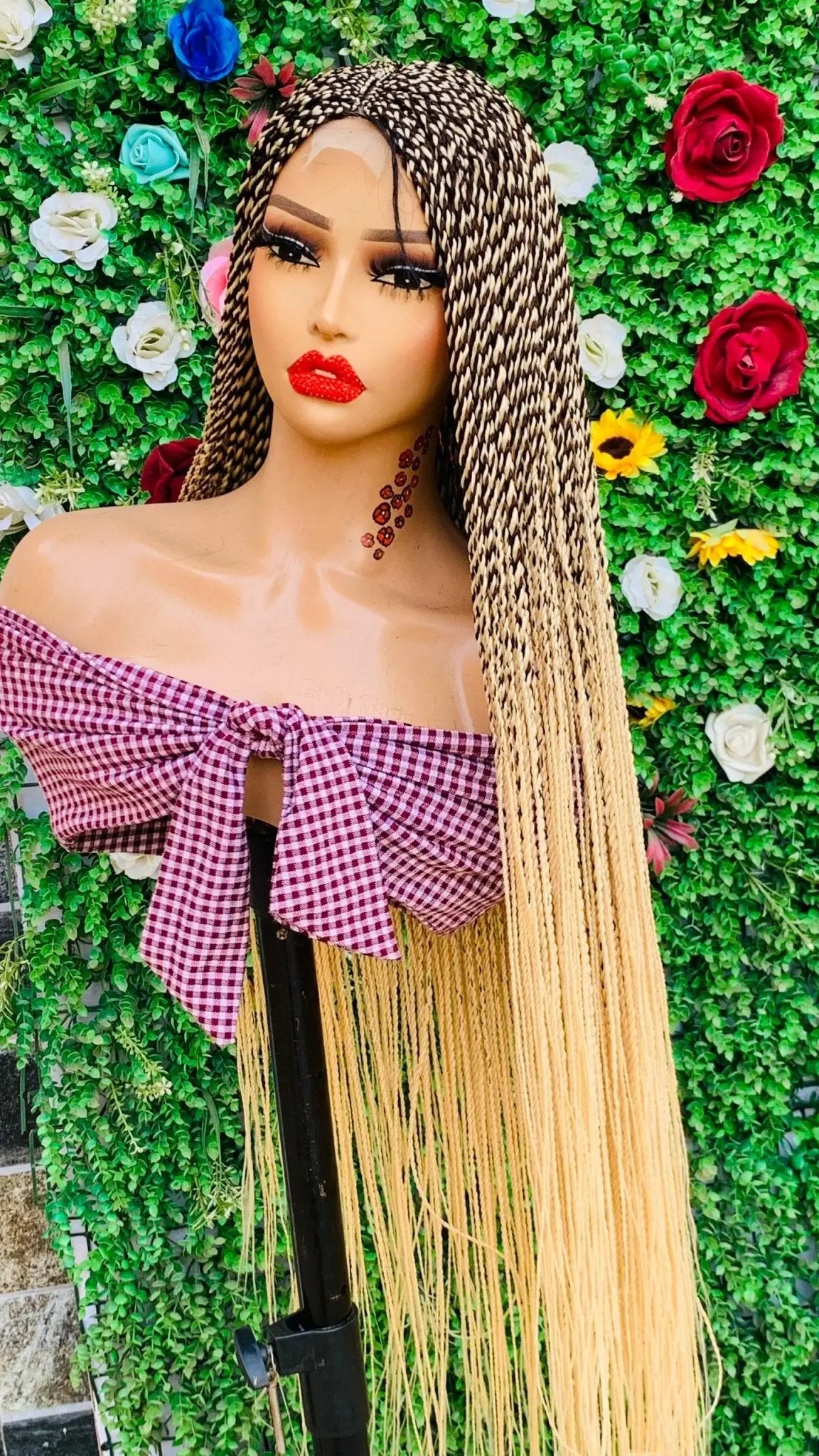 BRAIDED WIGS ON 2*4 CLOSURE - d.glitterzwigs