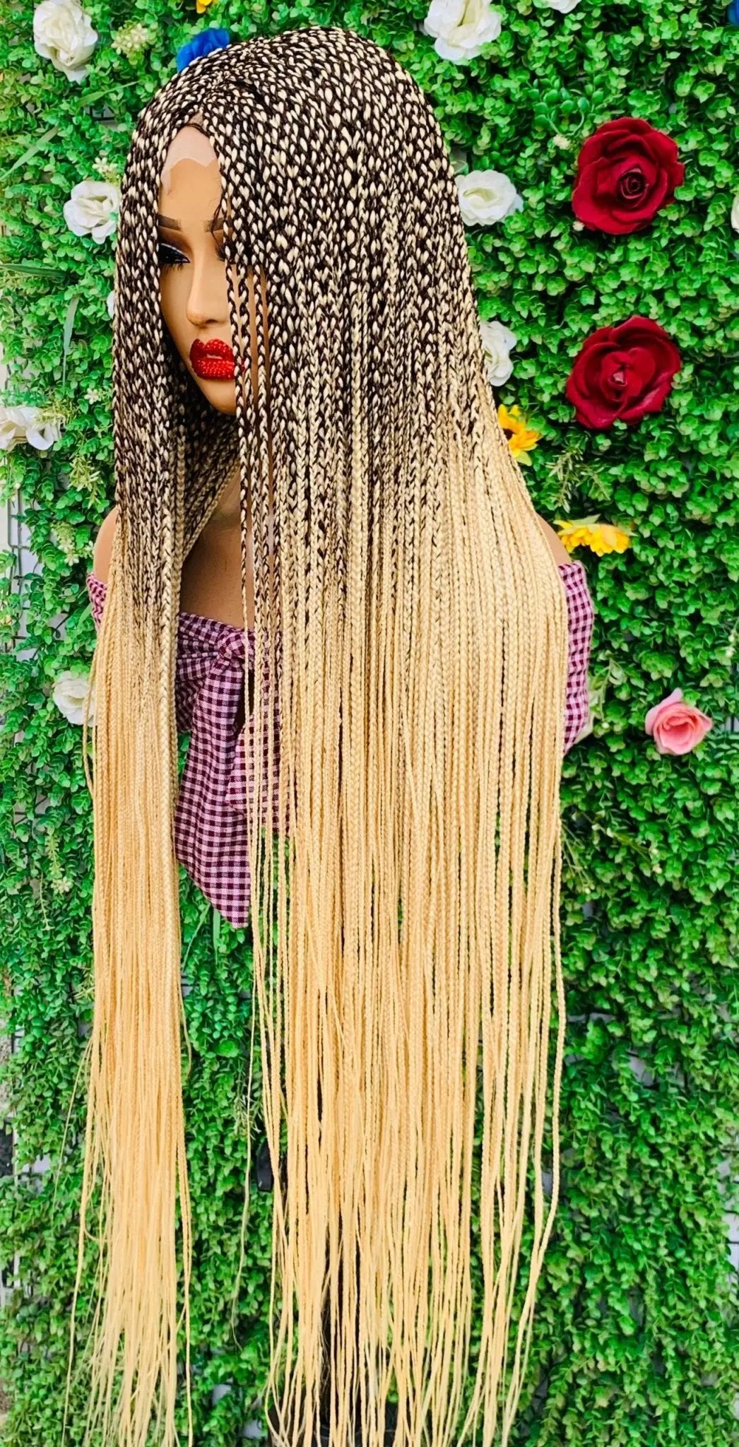 BRAIDED WIGS ON 2*4 CLOSURE - d.glitterzwigs