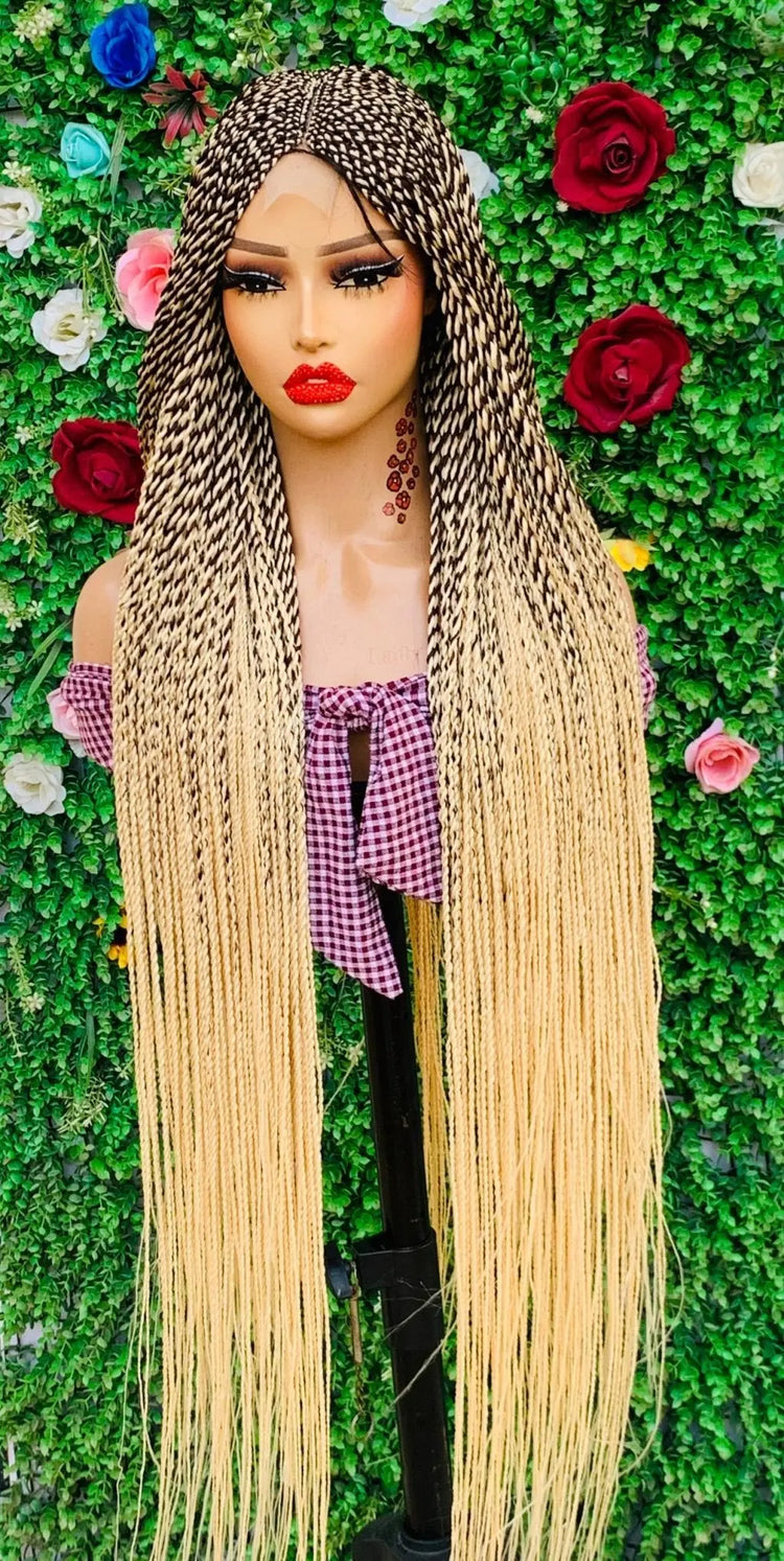 BRAIDED WIGS ON 2*4 CLOSURE - d.glitterzwigs