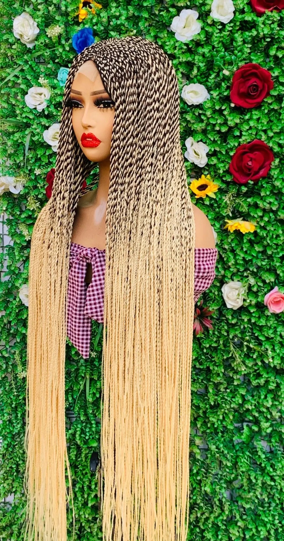 BRAIDED WIGS ON 2*4 CLOSURE - d.glitterzwigs