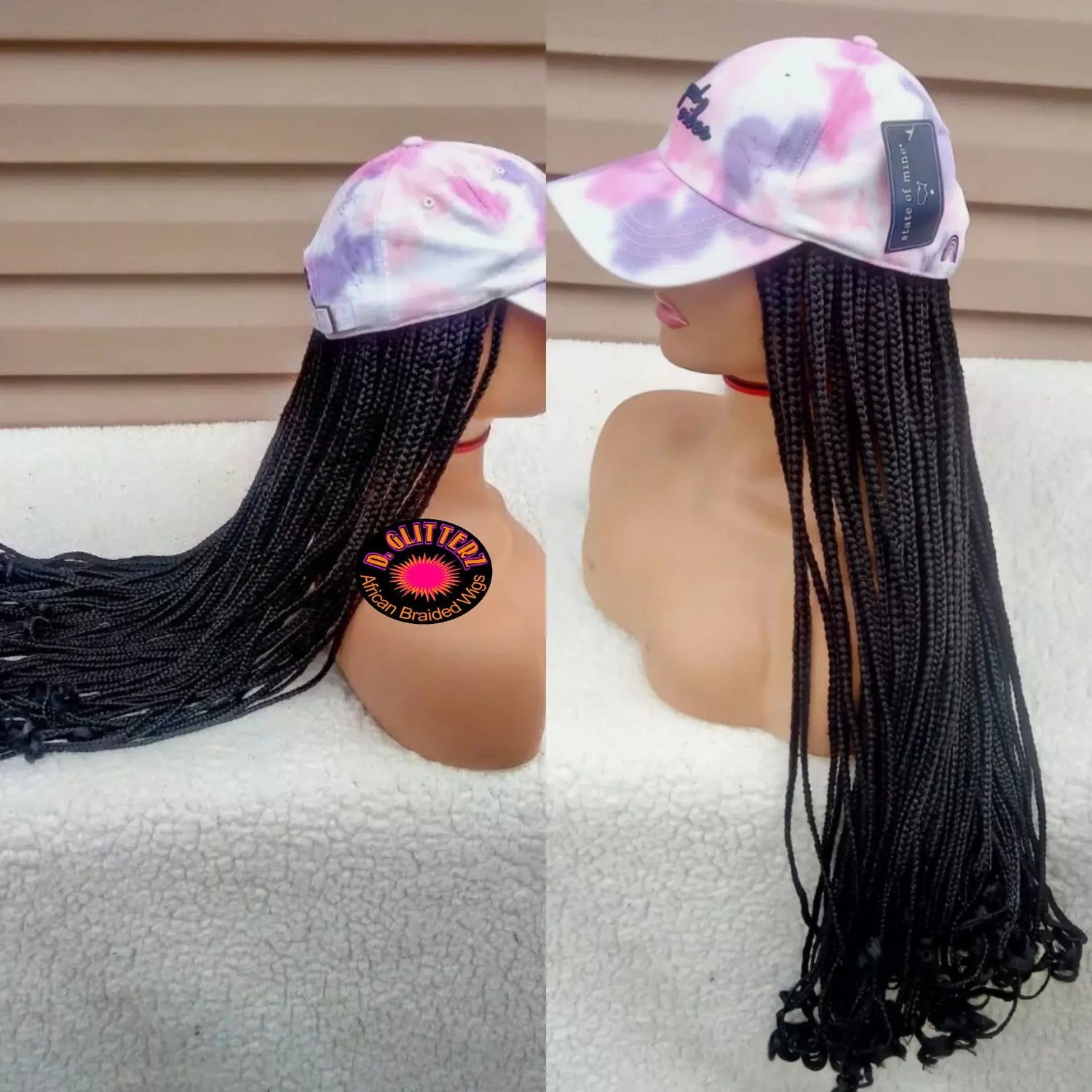 Baseball Base Braided Caps - d.glitterzwigs