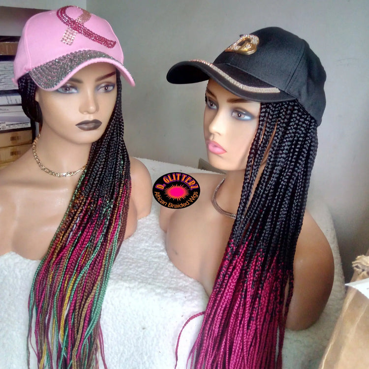 Baseball Braided Cap - d.glitterzwigs