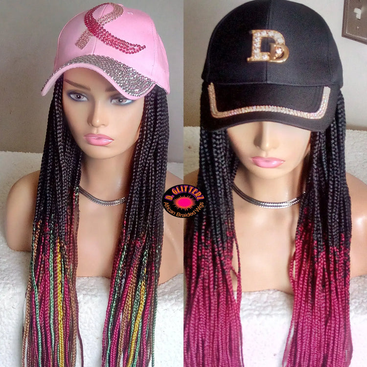 Baseball Braided Cap - d.glitterzwigs