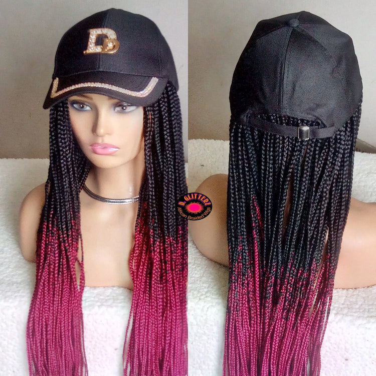 Baseball Braided Cap - d.glitterzwigs