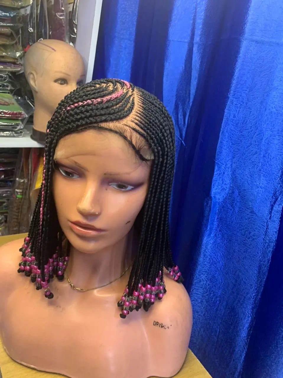 CHILDREN BRAIDED WIGS ON LACE CLOSURE - d.glitterzwigs