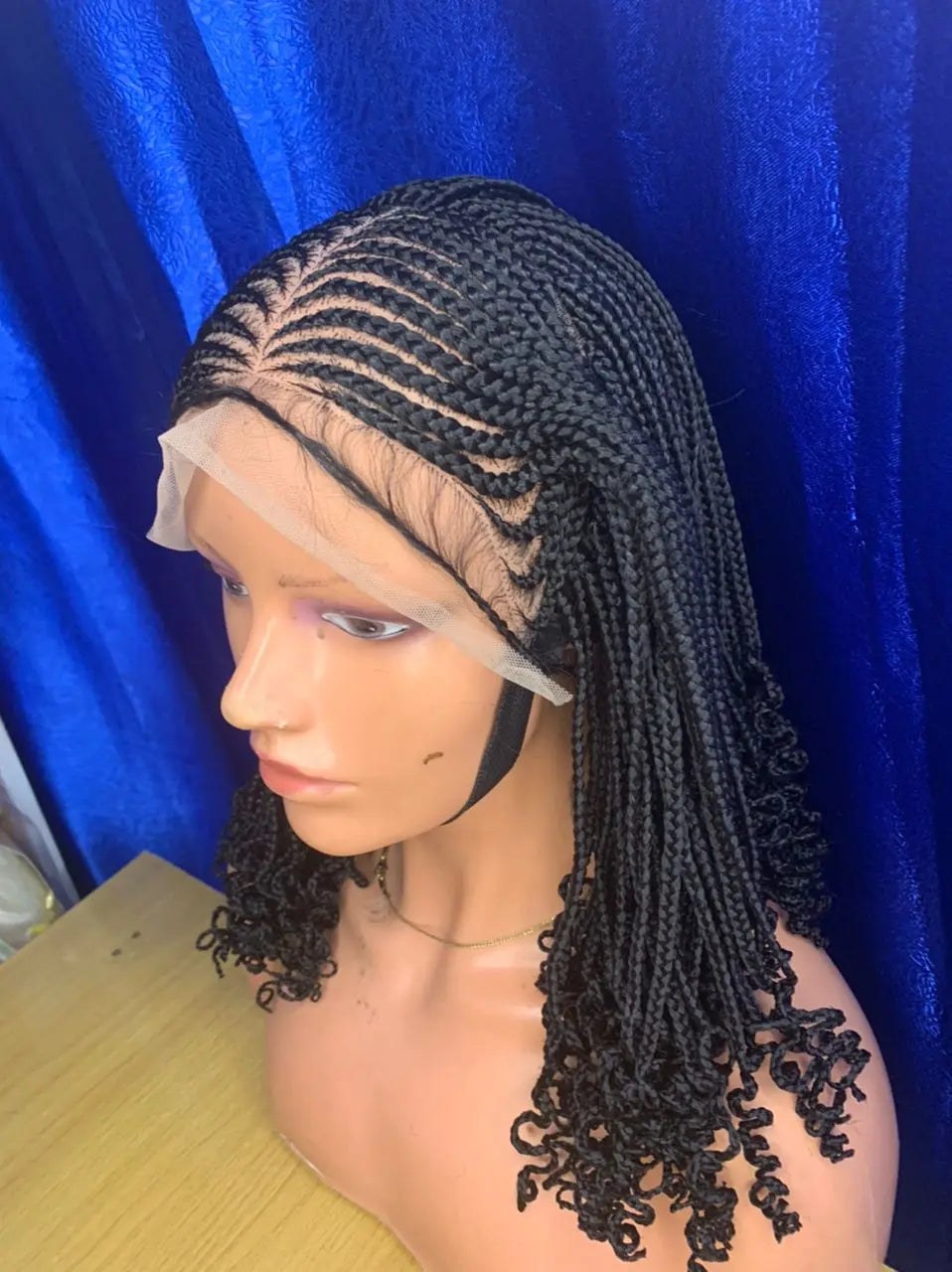 CHILDREN BRAIDED WIGS ON LACE CLOSURE - d.glitterzwigs