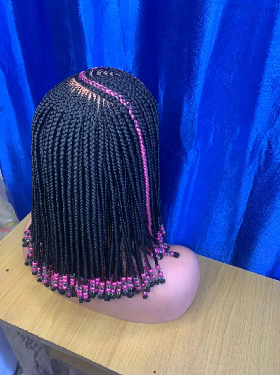 CHILDREN BRAIDED WIGS ON LACE CLOSURE - d.glitterzwigs