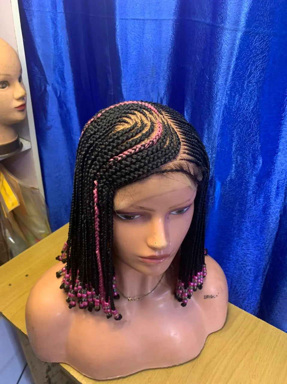 CHILDREN BRAIDED WIGS ON LACE CLOSURE - d.glitterzwigs