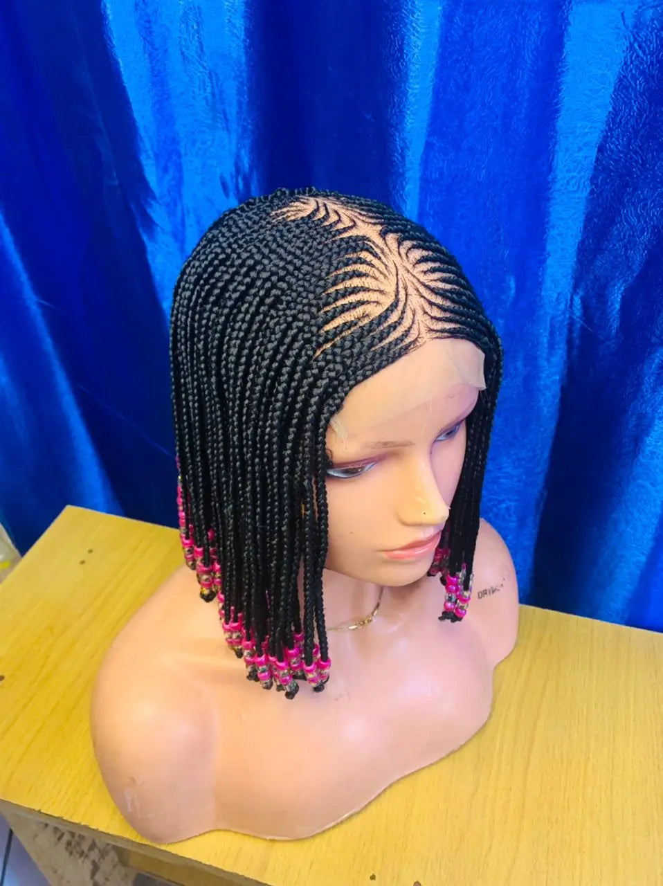 CHILDREN BRAIDED WIGS ON LACE CLOSURE - d.glitterzwigs