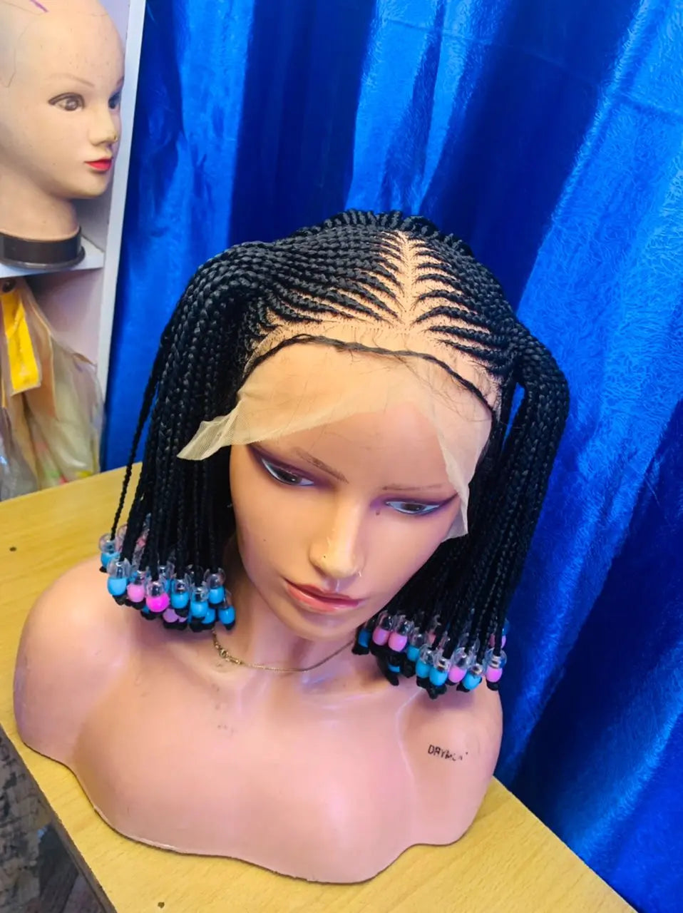 CHILDREN BRAIDED WIGS ON LACE CLOSURE - d.glitterzwigs