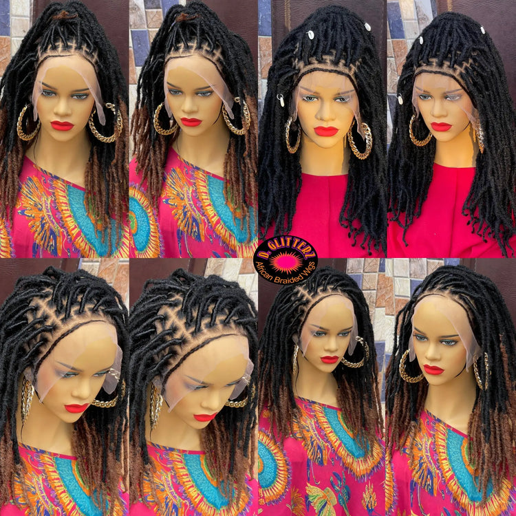 DREADLOCKS WIGS ON 13*6 FRONTAL LACE CLOSURE - d.glitterzwigs