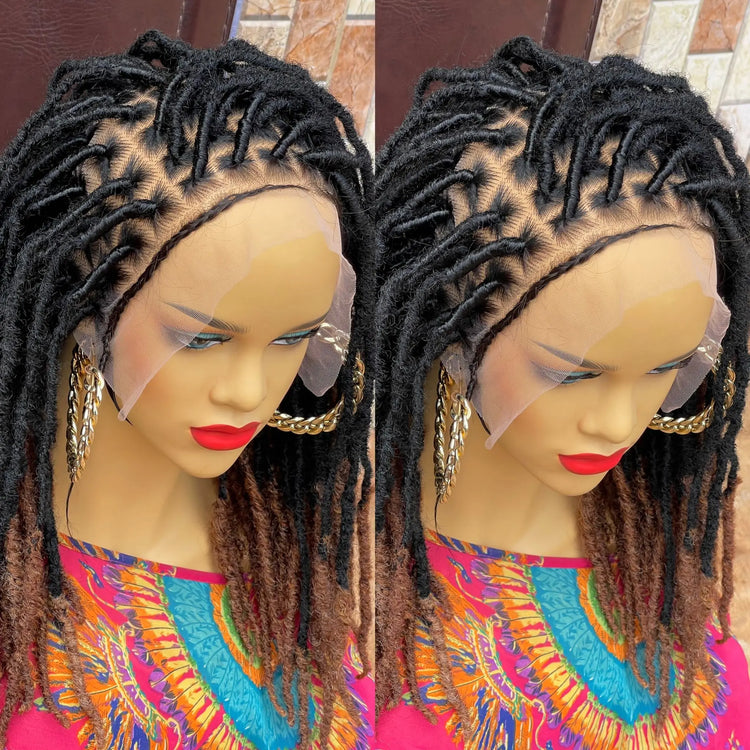 DREADLOCKS WIGS ON 13*6 FRONTAL LACE CLOSURE - d.glitterzwigs