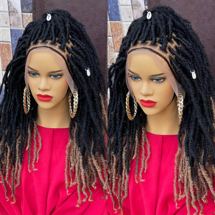 DREADLOCKS WIGS ON 13*6 FRONTAL LACE CLOSURE - d.glitterzwigs