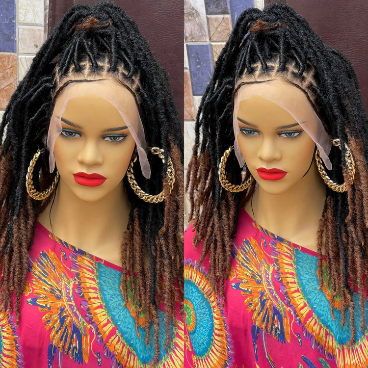 DREADLOCKS WIGS ON 13*6 FRONTAL LACE CLOSURE - d.glitterzwigs