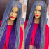 HALF CLOSURE BRAIDED WIGS (TWO TONES) - d.glitterzwigs