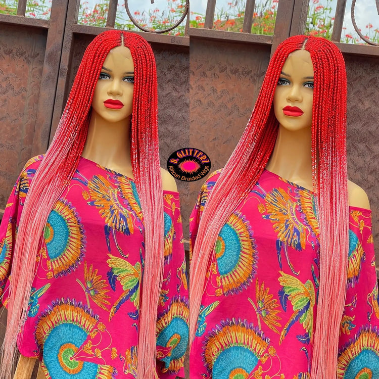 HALF CLOSURE BRAIDED WIGS - d.glitterzwigs