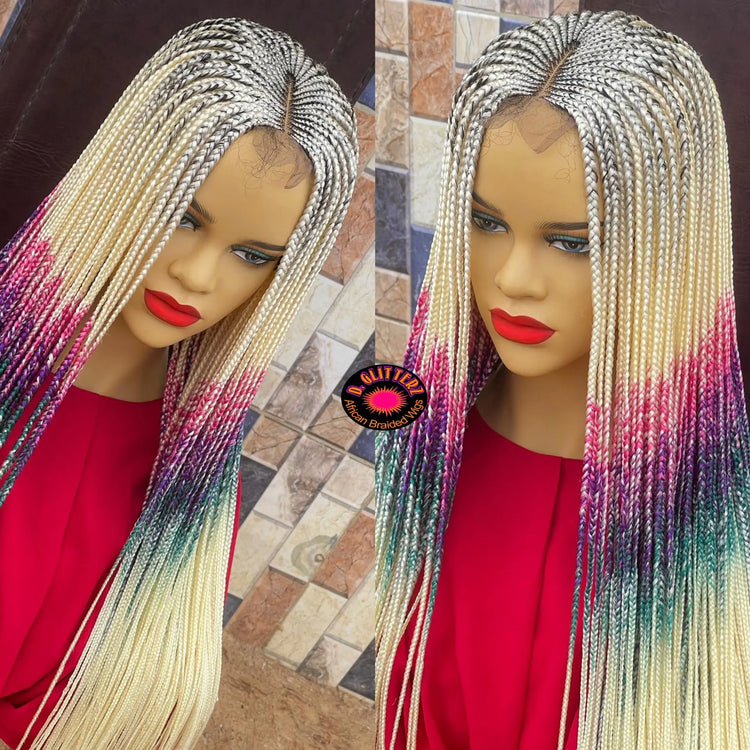 HALF CLOSURE BRAIDED WIGS - d.glitterzwigs