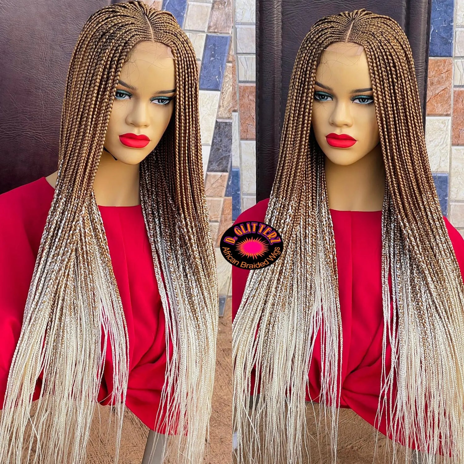 HALF CLOSURE BRAIDED WIGS - d.glitterzwigs