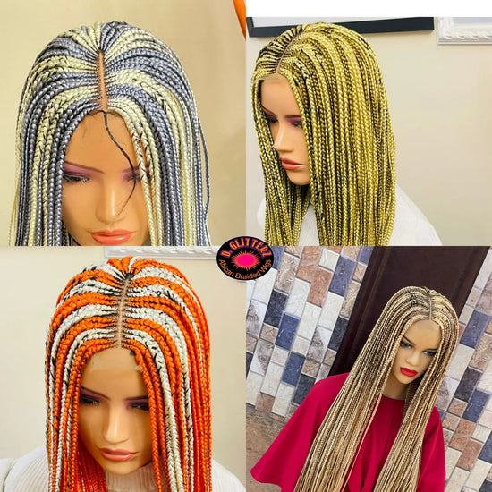 HALF CLOSURE BRAIDED WIGS - d.glitterzwigs