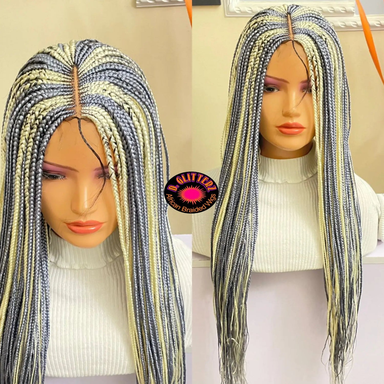 HALF CLOSURE BRAIDED WIGS - d.glitterzwigs