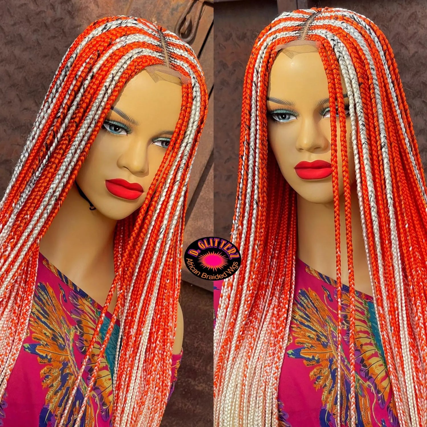 HALF CLOSURE BRAIDED WIGS - d.glitterzwigs