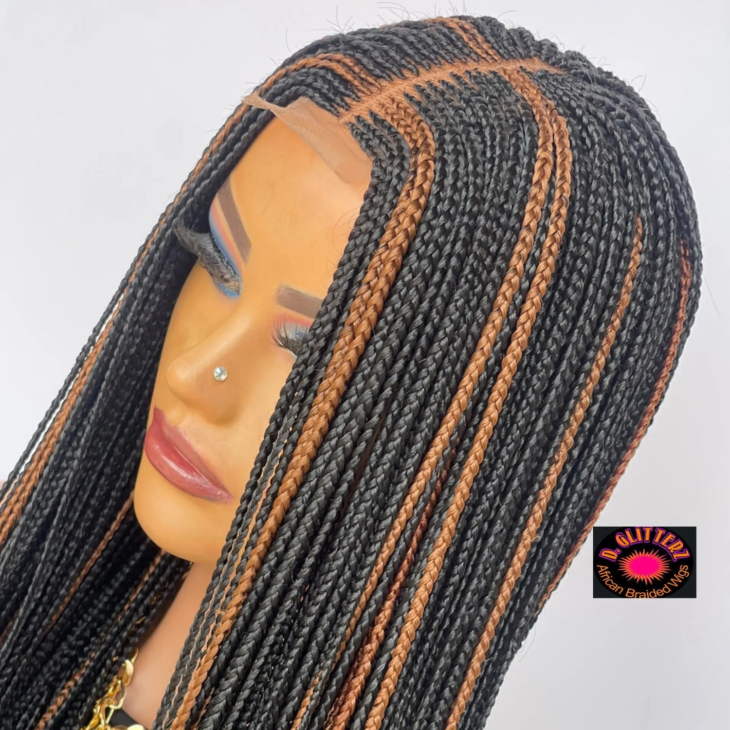 HALF CLOSURE BRAIDED WIGS - d.glitterzwigs