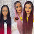 KNOTLESS BRAIDED WIGS ON 13*6  LACE CLOSURE - d.glitterzwigs