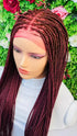 KNOTLESS BRAIDED WIGS ON FRONTAL LACE CLOSURE - d.glitterzwigs