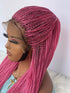 MICRO BOX BRAIDS WIGS ON 13*4 LACE CLOSURE - d.glitterzwigs