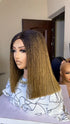 NANO BRAIDED BLUNT CUT WIGS ON HALF LACE CLOSURE - d.glitterzwigs