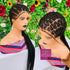 ZIGZAG ALL BACK BRAIDED WIGS ON FULL LACE CLOSURE - d.glitterzwigs