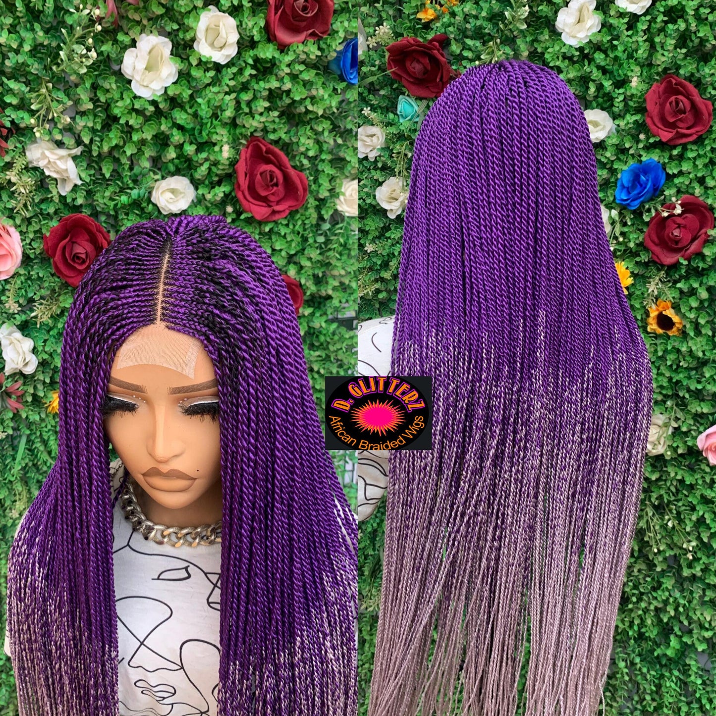 BRAIDED BOB WIGS ON 13*6 LACE CLOSURE - d.glitterzwigs