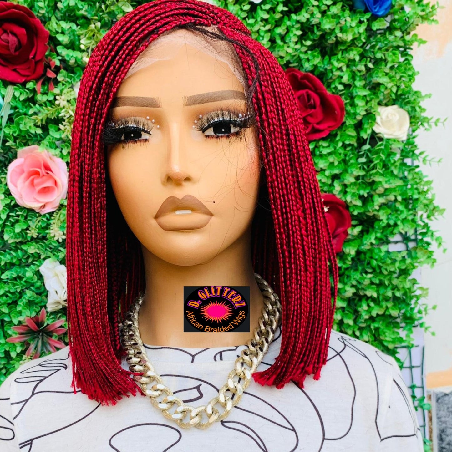 BRAIDED BOB WIGS ON 8*8 LACE CLOSURE - d.glitterzwigs