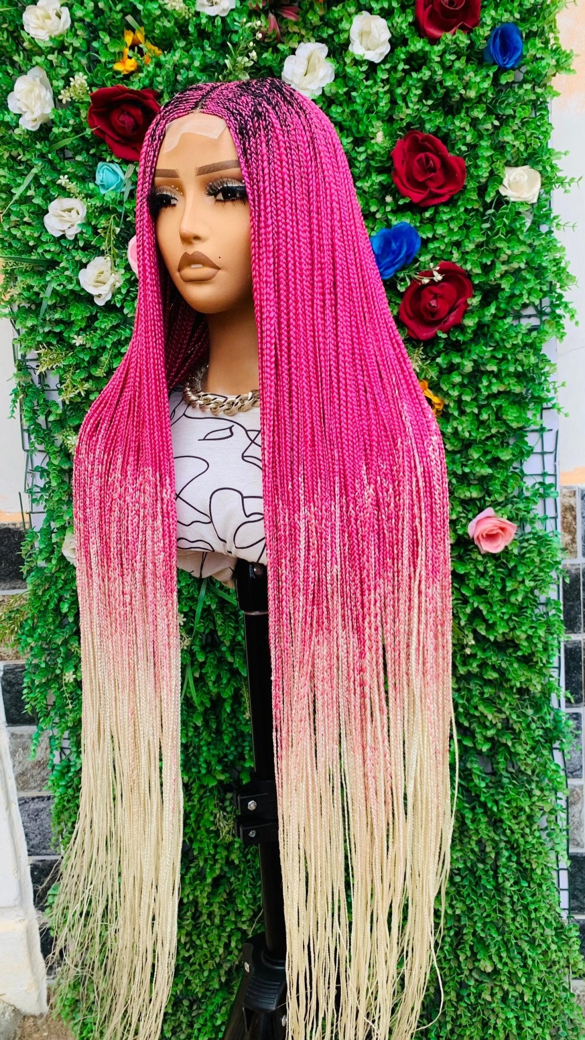 BRAIDED WIGS ON 2*4 LACE CLOSURE - d.glitterzwigs