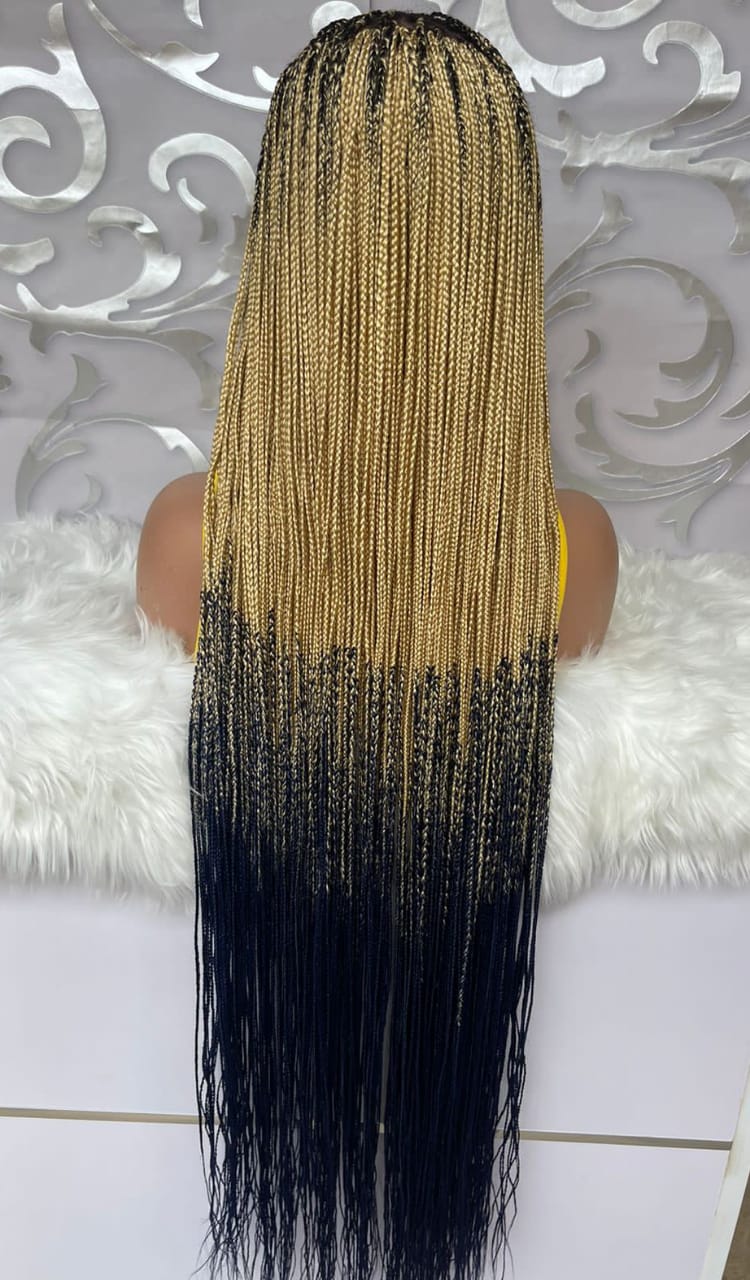 KNOTLESS BRAIDED WIGS ON 13*6 LACE CLOSURE - d.glitterzwigs