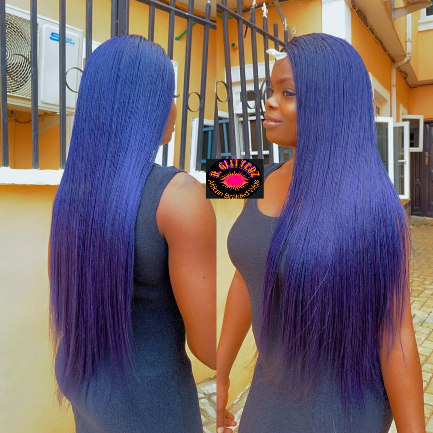 NANO TWIST BRAIDED WIGS ON 2*4 CLOSURE - d.glitterzwigs